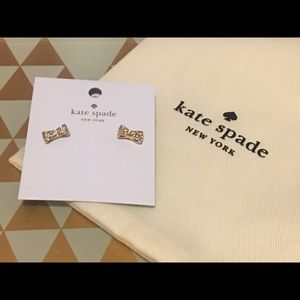 Kate Spade Gold Bow Earrings